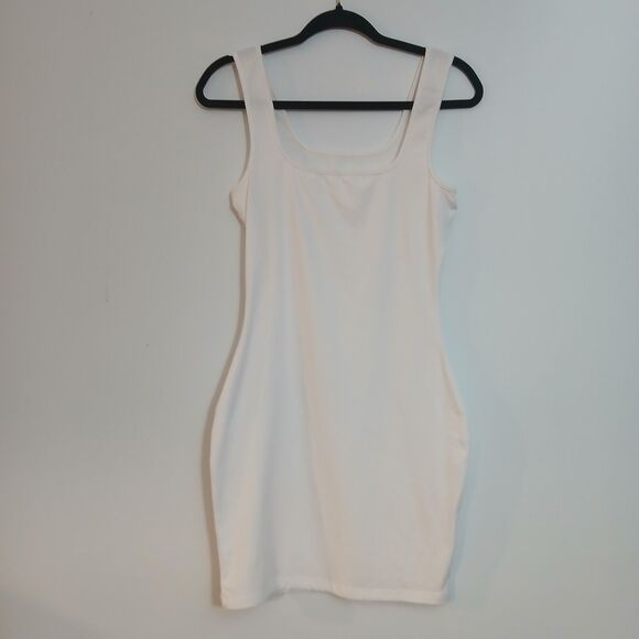 White Bodycon Mini Dress - Picture 5 of 9